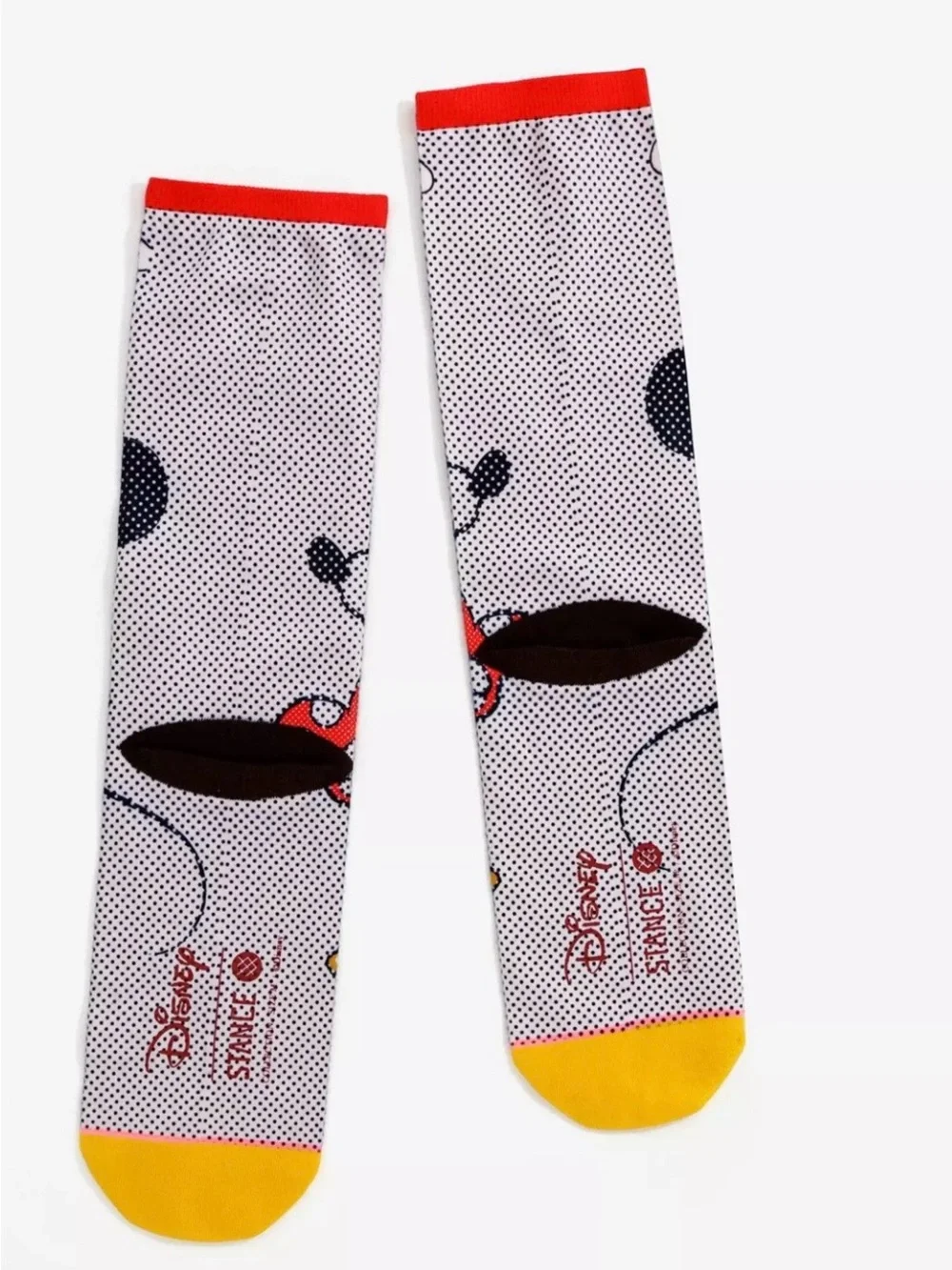 New Stance Disney Minnie Mouse Tick Tock Women Socks Sz Small (U.S. 5-7.5)